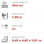 Tour de jeux pour aire de jeux conforme EN1176 - Référence BT11153 avec toboggans et construction robuste_4