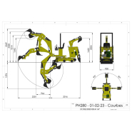 Tractopelle pour les travaux d'excavation et l'entretien de terrain - ph280 - 14 cv_4