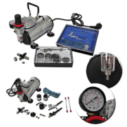 Vidaxl kit de compresseur d'aérographe avec 2 pistolets 140283_4