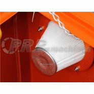 Cabine de sablage livrée avec buses céramiques et films PVC