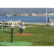 Parcours de santé - pack de promotion 4D - sports urbains - dimensions : 135 cm x 50 cm x 135 cm - Dubpack 4D_4