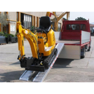 Rampe de chargement striée avec rebords - Charge maximale 3T (3000 kg) - Réf M074/20U - Aluminium - Longueur 2000 mm_4