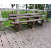 Banc public imputrescible en plastique recyclé hanit - SUTTON - Faible poids, respectueux de l'environnement_4