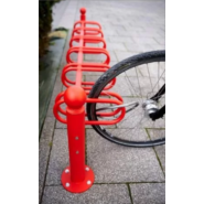 Support Vélos Province - Module 3 ou 6 places - Structure en acier avec pommeaux au choix - City, Agora, Boule, Inox brossé_4