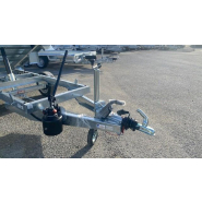 Benne LIDER 256 x 148 x 30cm - freinée simple essieu - PTAC 750 Kg ou 1350 Kg - Référence 42575_4