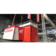 Container concession auto/moto - showroom modulable et sécurisé avec baies vitrées panoramiques_4