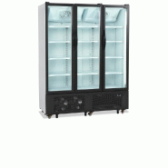 Vitrine réfrigérée FS - 2 ou 3 portes - Finition blanc ou noir - Cadre aluminium noir - Référence FS1600H_4