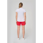 T-shirt de sport bi-matière manches courtes femme - PROACT - Réf: PA466 - Tissu respirant et éléments réfléchissants_4
