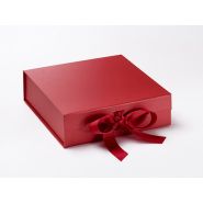 Bnbm - Boîtes pliantes aimantées avec ruban - 217x207x60 et 186x186x195 - Carton haute densité - Personnalisations multiples_4