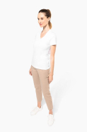 T-shirt Supima col V manches courtes femme - 100% coton peigné - Réf: PK305 - Kariban Premium_4