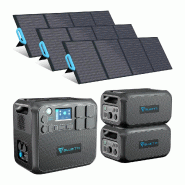 BLUETTI AC300 + 2*B300 Batterie de secours domestique - AC300 + 2*B300 + 3 Panneaux Solaires 120_4