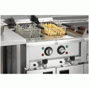 Friteuse électrique à poser - 2 cuves 8L - Série 600 - Buffalo - CU477_4