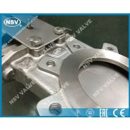 Vanne à guillotine - NSV Valve - en acier inoxydable résistant à la corrosion - norme MSS SP-81_4