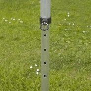 Tente pliante 4x8m - Aluminium 40mm - Toile imperméable 300g/m² - Blanche_4