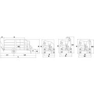 Pailleuse Hurricane 8 - 10 avec tapis à entrainement hydraulique