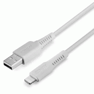 LINDY 0.5m USB to Lightning Cable white Charge and sync_4