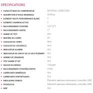 Sepremium 60 - séparateurs huile/eau - jorc industrial - capacité max du compresseur : 60 m3/min_4