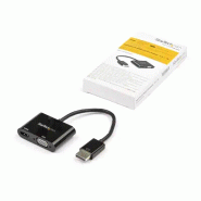 StarTech Adaptateur DisplayPort vers HDMI VGA - Dongle_4