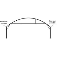 9.60 m optimum avec cheneaux - serre tunnel - serres val de loire - longueur 10 m_4