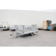 Remorque plateau basculant pour 2 quads - transport d'engins et véhicules - Lider 33630_4