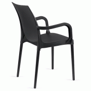 Fauteuil visiteur intérieur-extérieur empilable So Pomezia - P01_4