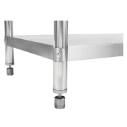 Table en inox centrale 100 x 70 cm_4