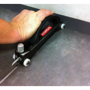 Chanfreineuse portative pour sols PVC, linoléum et mousse acoustique