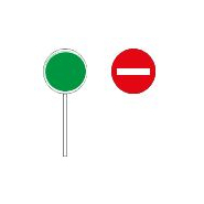 Signaux temporaires type K5B et K5C - PVC choc - Piquet de chantier avec platine rétro-réfléchissante_4