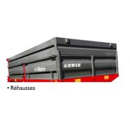 Remorque agricole robuste avec système de freinage hydraulique