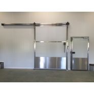 Porte de chambre froide coulissante - industisol - isotherme_4