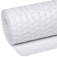 Vidaxl paravent de balcon blanc 300x80 cm résine tressée 156280_4