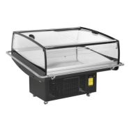 Bac réfrigéré de présentation avec 2 portes vitrés coulissantes_4