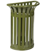 Corbeille murale en métal Tulipe - 35L - Disponible en plusieurs coloris_4