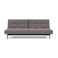 Innovation Living - Canapé convertible Splitback EIK 115x200 cm - Chêne fumé et tissu Mixed Dance Grey_4
