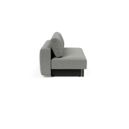 Canapé design MERGA convertible - Lit 140x200 cm avec boîte de rangement - Tissu bouclé Ash Grey_4