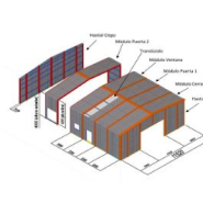 Hangar de stockage démontable, pliable, totalement récupérable en kit plenave 12.5 - CUALIMETAL_4