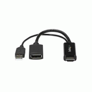 StarTech Adaptateur HDMI vers DisplayPort 4K alimenté par_4