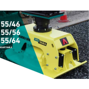 Plaque de compactage adaptable pour pelle de 5 tonnes - Ammann France - APA 55/46 avec système de vibration breveté_4