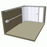 Porte de garage latérale - système économique pour locaux peu fréquentés - version 1 ou 2 vantaux_4