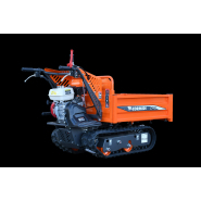 Mini-dumper à moteur sur chenilles - Série 40 Cormidi - Maniable, robuste et capacité 400kg_4