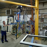 Palonnier à ventouses pour le verre, adapté aux rudes conditions des chantiers_4