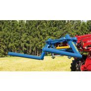 Accessoire agricole pour balles rondes avec système à roulements