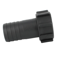 Raccord annelé - Droit - avec écrou tournant - F 2