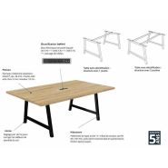 Table Cohésion - Design moderne et épuré - Idéale pour salles de réunion, coworking et formation_4
