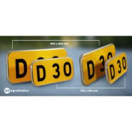 Cartouches à fond jaune E43 - Signalisation routière départementale_4