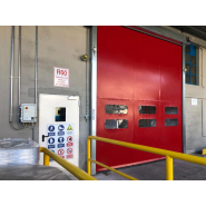 Porte rapide industrielle ZipGO Atex - conforme aux normes ATEX, anti-déflagration, pour environnements à haut risque d'explosion_4