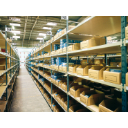 Rayonnage métallique avec des tablettes en bois pour charges légères jusqu'à 210 kg par niveau - PROFILPLUS_4