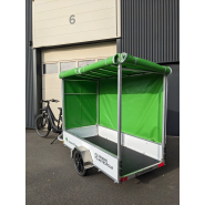 Remorque vélo collecte de déchets pour le transport de bacs et containers_4
