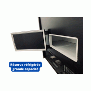 Vitrine réfrigérée traditionnelle VALOA - EINF 937, 937 mm largeur, LED, plexi coulissant, -1°C à +5°C_4
