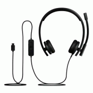 Logitech H570e Casque Avec fil Arceau Bureau/Centre d'appels USB Type-C Noir_4